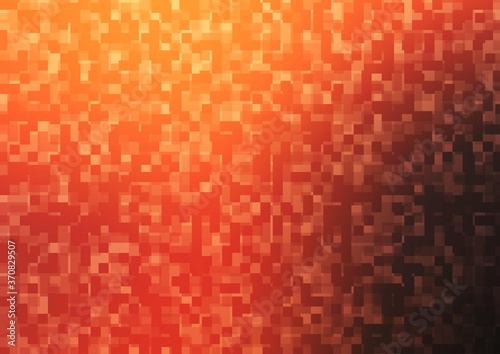 Light Orange vector layout with lines  rectangles.