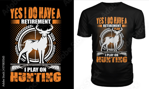 hunting t shirt design vector