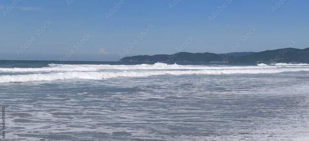 waves on the beach