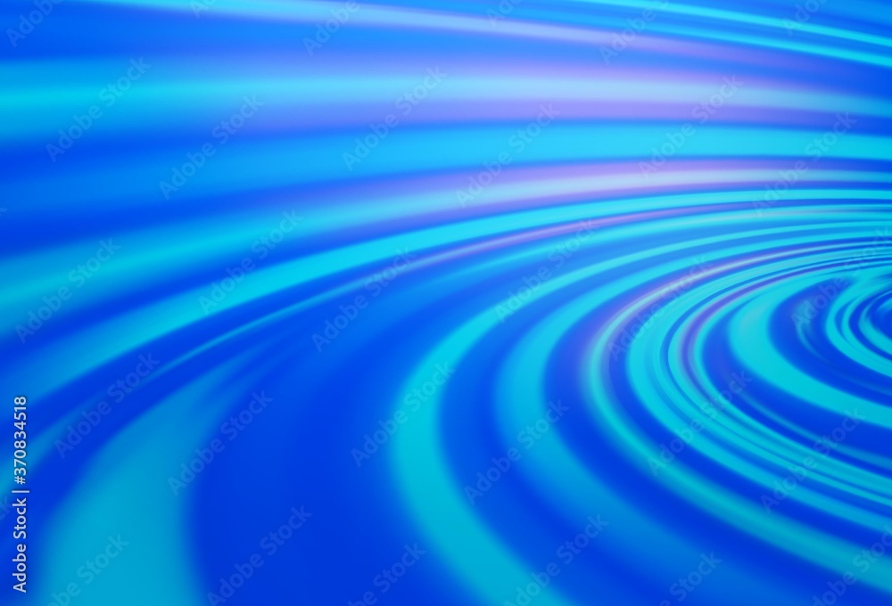 Light BLUE vector pattern with lines, ovals. Light BLUE vector pattern with lines, ovals.