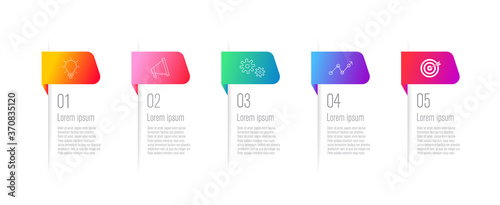 Vector infographic template. Infographics for business concept