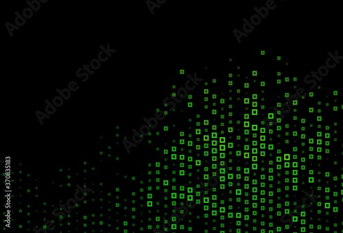 Dark Green vector template with rhombus. © Dmitry