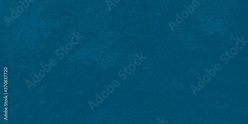 Blue, dark turquoise colored background, grungy texture. Wide panorama backdrop perfect for greeting cards, banners and montage. Copy space with place for text. © Anna