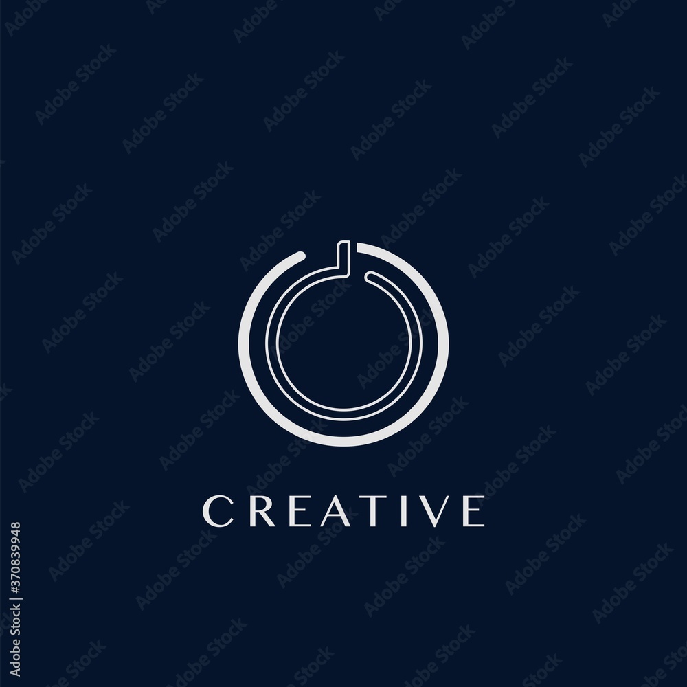 Simple Modern O Letter Logo, Monogram Vector Logo Template Design Simple Modern O Letter Logo, Monogram Vector Logo Template Design