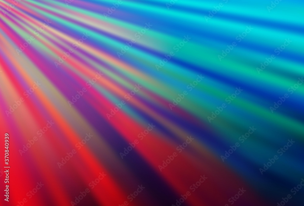 Dark Blue, Red vector texture with colored lines.