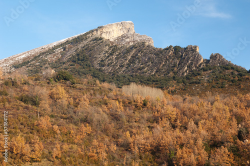 The Vio valley and Mondoto peak in the Pyrenees. Huesca. Aragon. Spain.