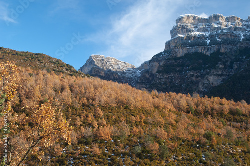 The Vio valley and The Sestrales in the Pyrenees. Huesca. Aragon. Spain. photo