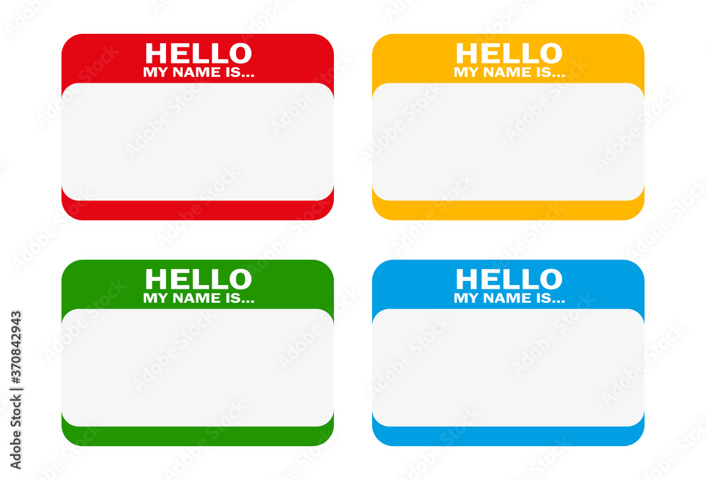 Vector set of different blank Vector set of different blank