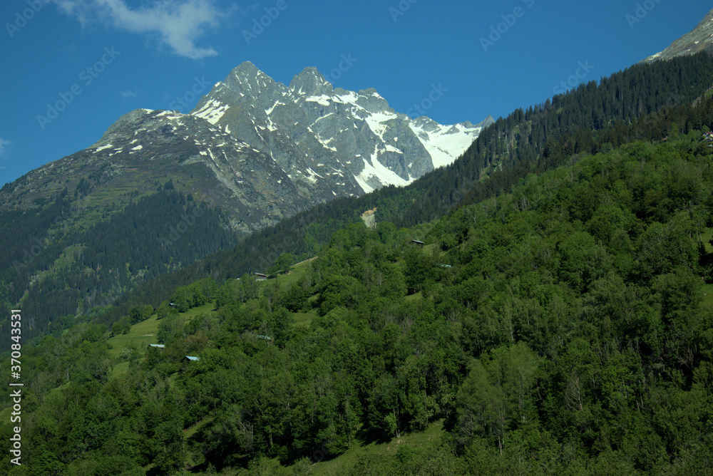 Alpenpanorama in der Schweiz 21.5.2020