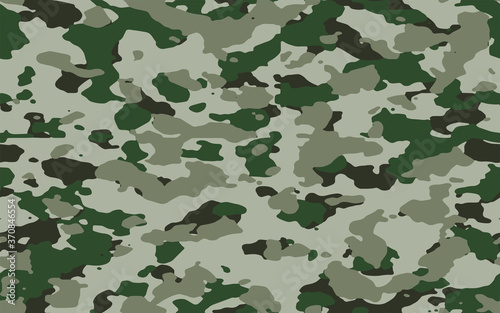 Wallpaper Mural Full seamless camouflage texture skin pattern vector for military textile. Usable for Jacket Pants Shirt and Shorts. Dirty army camo masking design for hunting fabric print and wallpaper. Torontodigital.ca