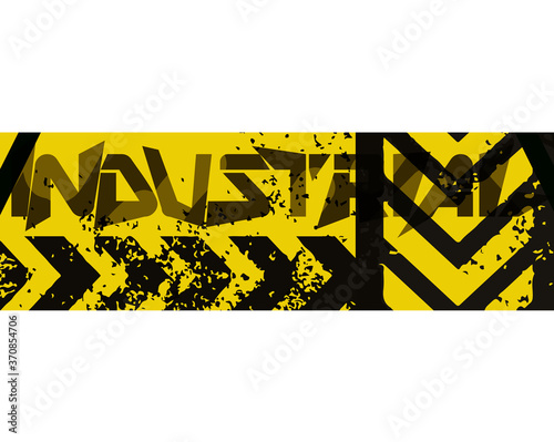 A bright warning background with black stripes, drawn by hand. Great for banners, flyers, and business cards. EPS 10