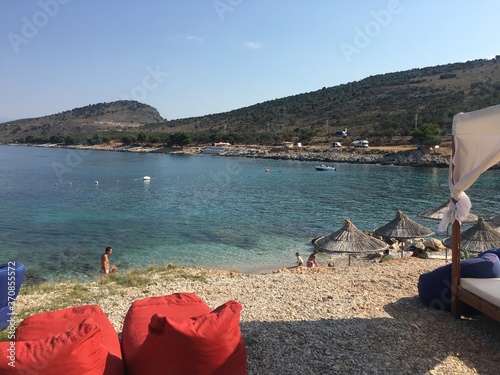 Beautiful mediterranean beach in Albania