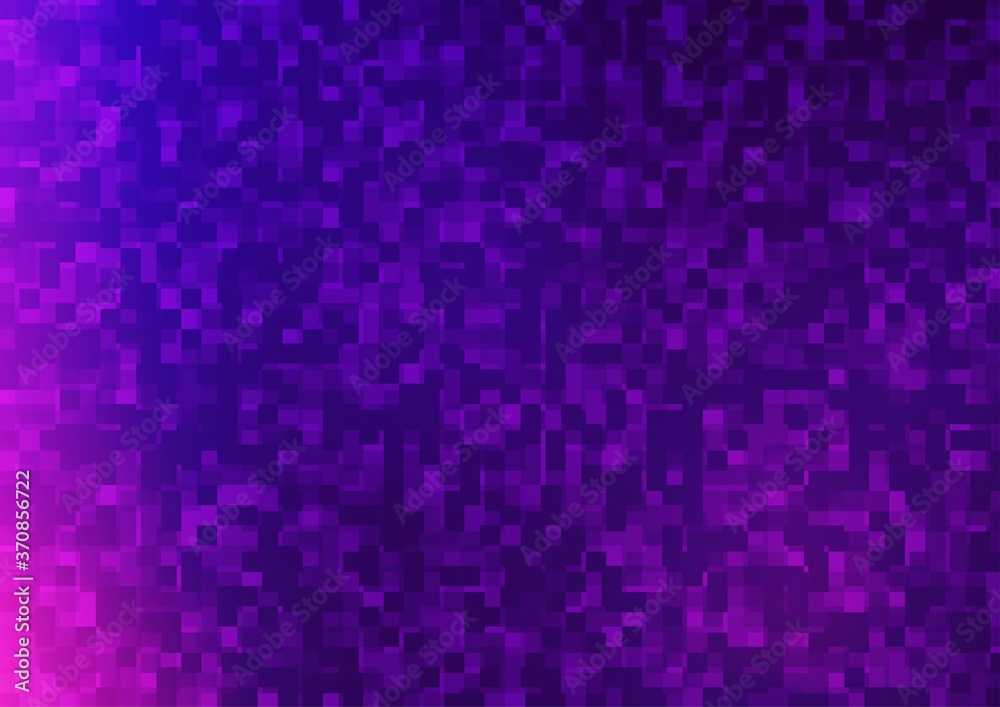 Light Pink, Blue vector texture in rectangular style.