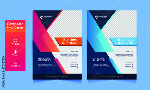 Business flyer design template | Creative Flyer Design | Illustrator EPS or Vector