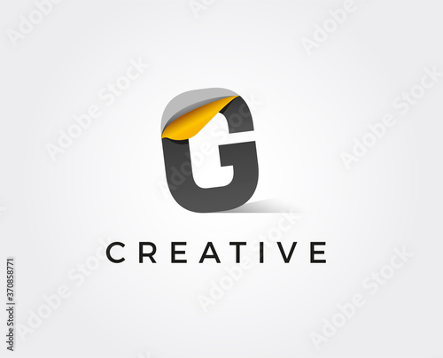 minimal letter g logo template - vector illustration Free Download minimal letter g logo template - vector illustration - GFXLoad