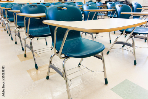 Empty School Classroom