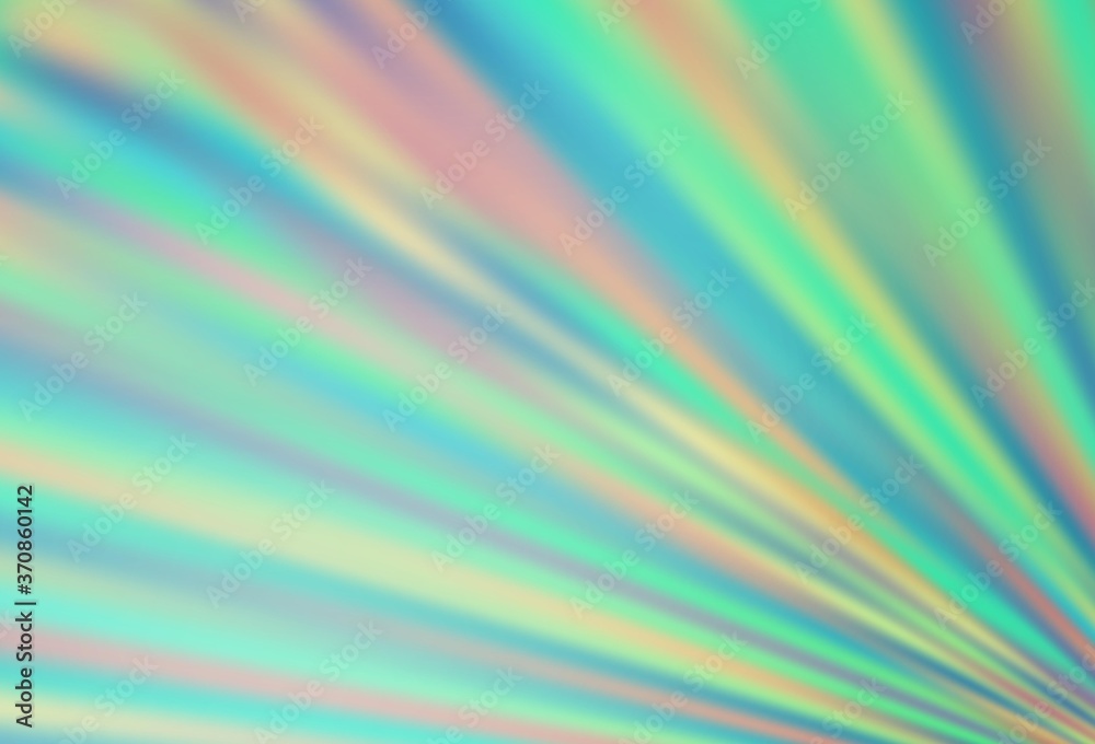 Obraz premium Light Green vector backdrop with long lines.