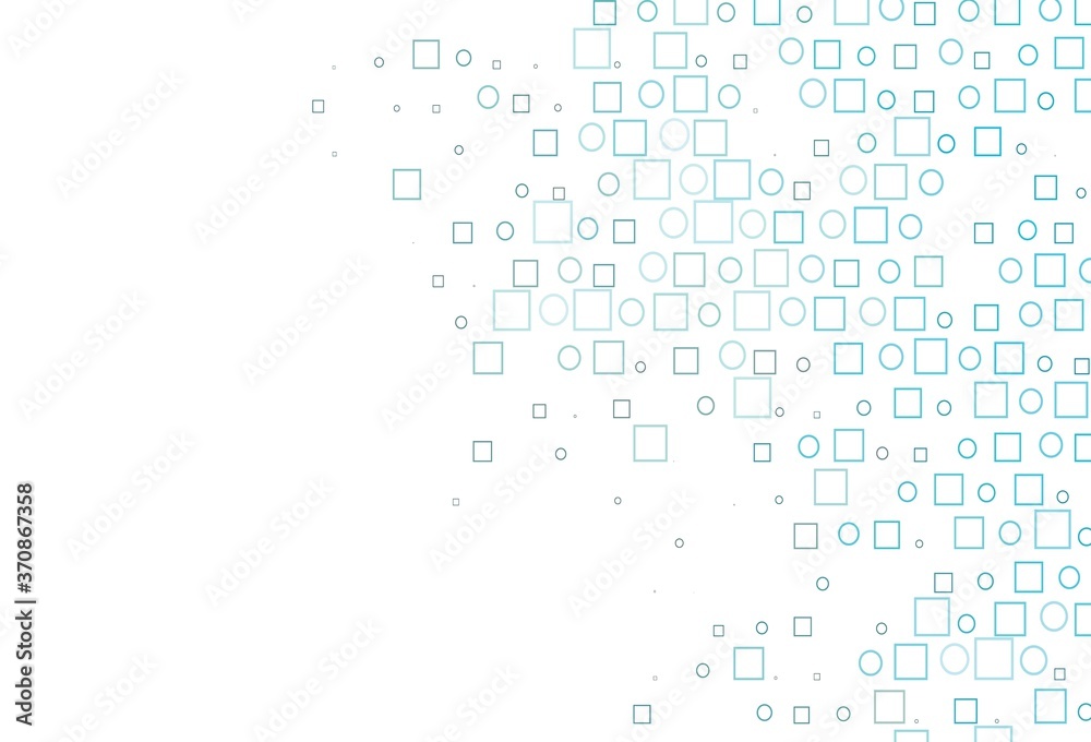 Light BLUE vector backdrop with dots, spots, cubes. Light BLUE vector backdrop with dots, spots, cubes.