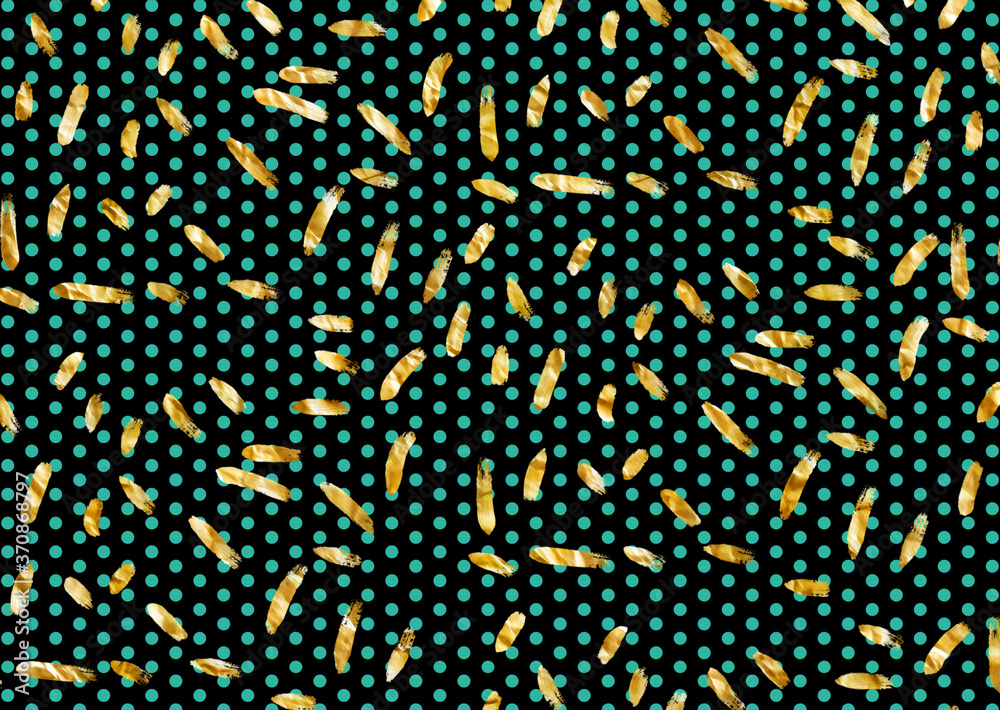 dots pattern with foil dots pattern with foil