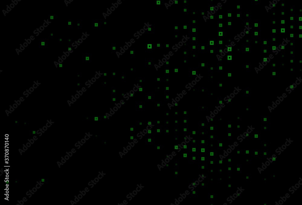Dark Green vector template with rhombus.