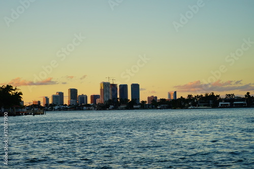 Miami beach at sun set © Feng