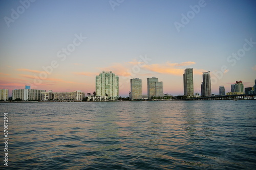 Miami beach at sun set © Feng