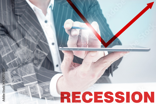 Recession recovery. Graph s...