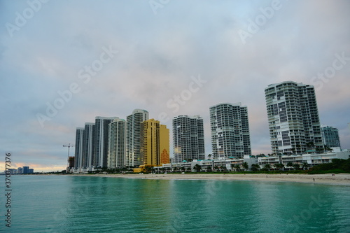 Miami north beach at sun rise  © Feng