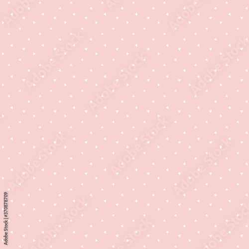 blush pink and white small scattered hand drawn random triangles seamless pattern minimal design background great for branding and packaging