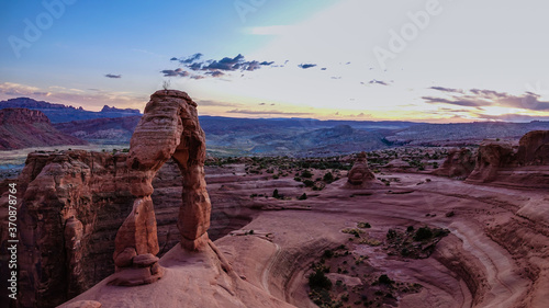 West View of Delicate Arch at the end of Delicate Arch Trail