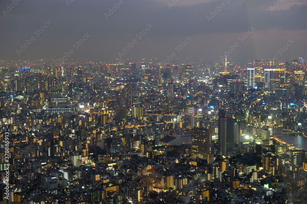 Fototapeta premium スカイツリーからの夜景