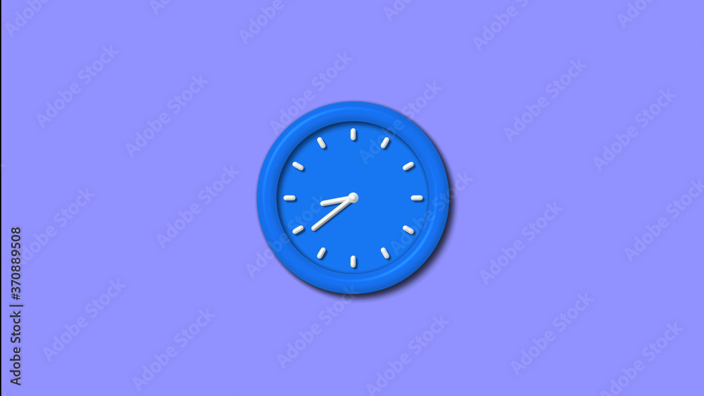 New aqua color 3d wall clock isolated on blue light background,3d clock icon New aqua color 3d wall clock isolated on blue light background,3d clock icon