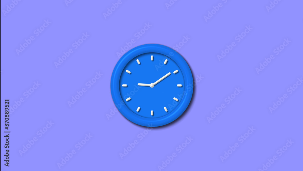 New aqua color 3d wall clock isolated on blue light background,3d clock icon New aqua color 3d wall clock isolated on blue light background,3d clock icon