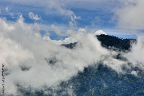 Mountain landscape-Mountain View Resort in the Hsinchu,Taiwan.