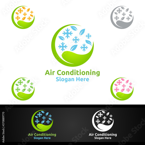 Green Snow Air Conditioning and Heating Services Logo