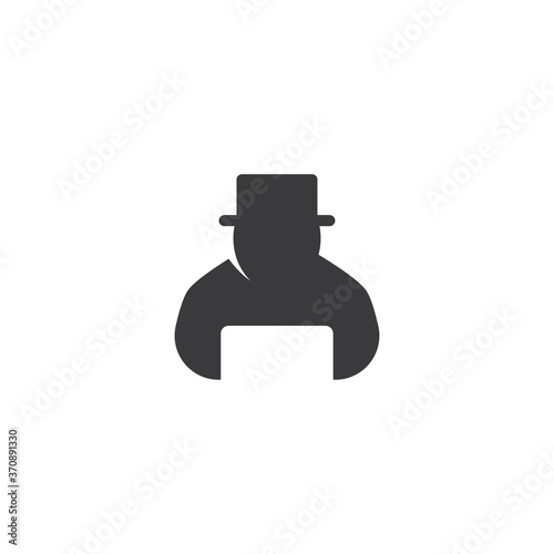 Anonymous hacker character
