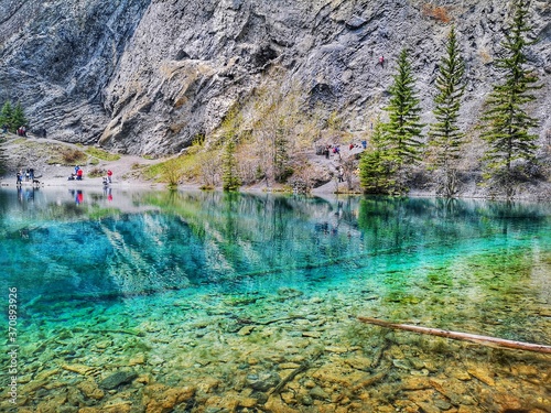 lake in front of mountain