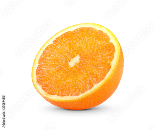 Orange slice isolated on white background