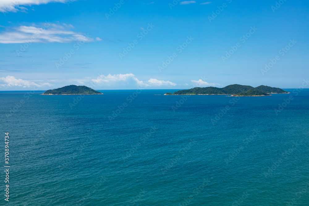 beach in saquinho in Santa catalina region, Florianopolis in Brazil