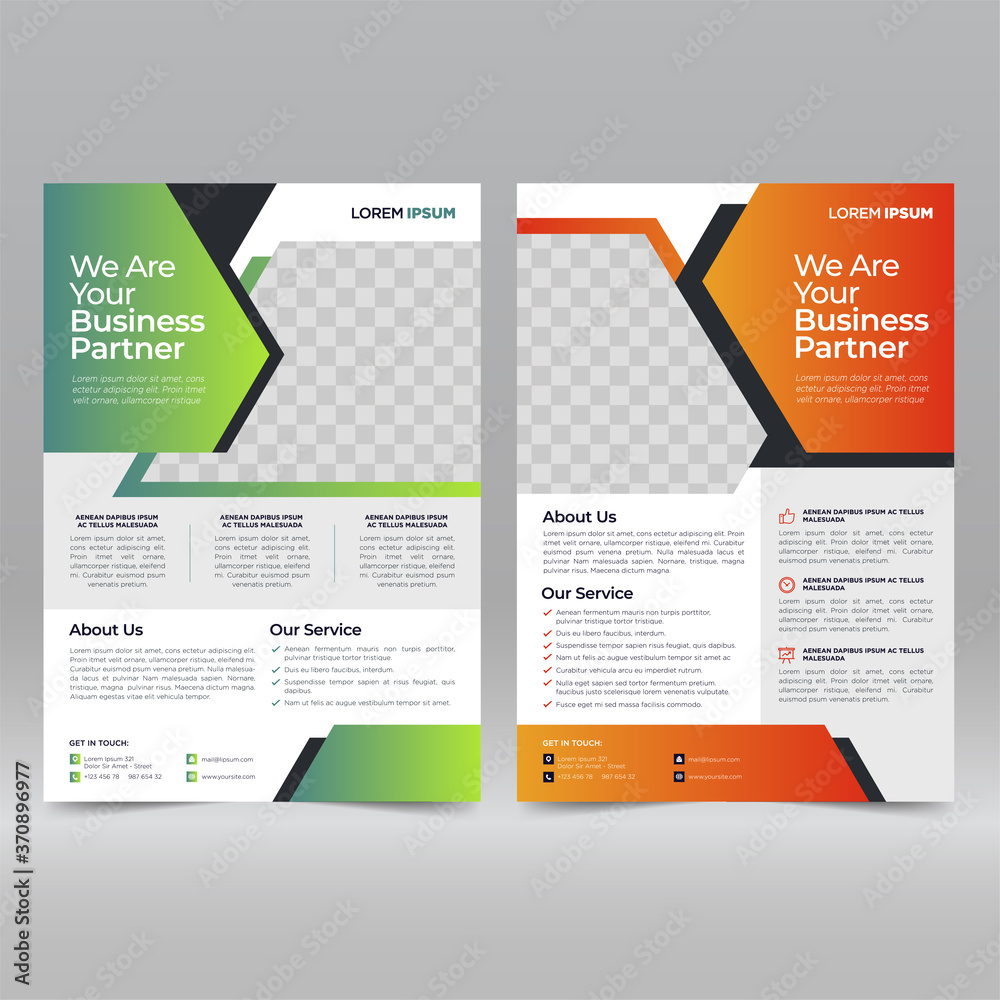 Obraz premium Corporate Poster, Flyer Design Template