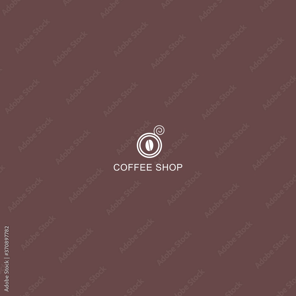 Coffee shop logo. Simple natural home logo design, cafe or restaurant logo, coffee and tea shop for business. Coffee shop logo. Simple natural home logo design, cafe or restaurant logo, coffee and tea shop for business.