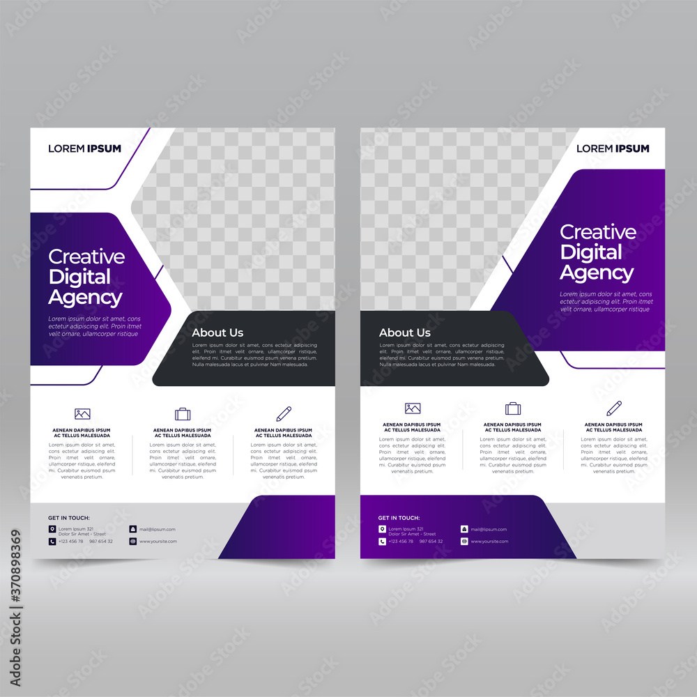 Corporate Poster, Flyer Design Template