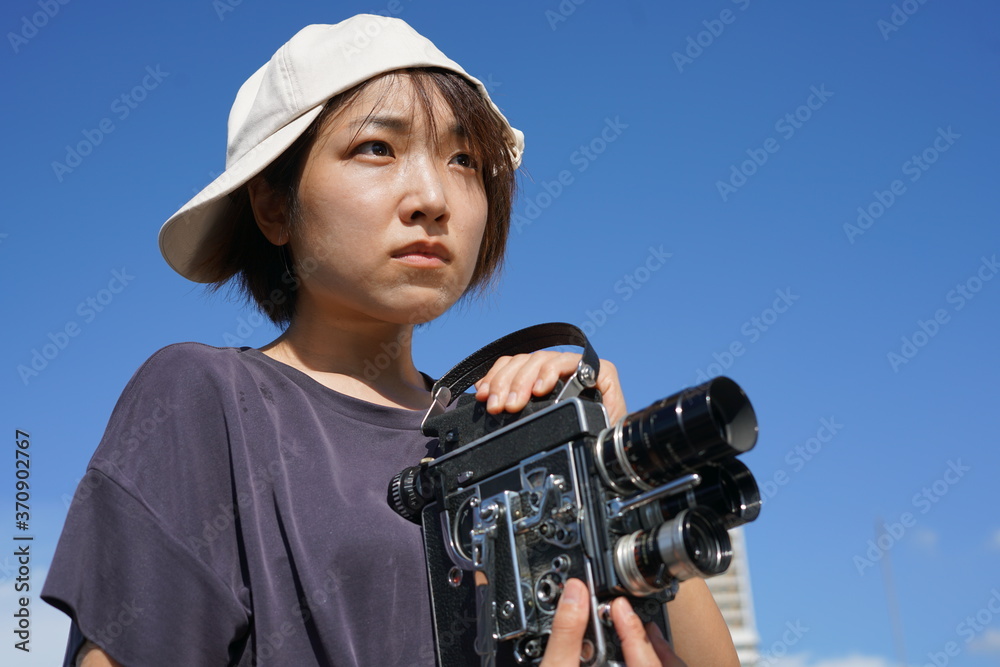 Obraz premium カメラマン