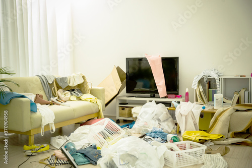 散らかった部屋 photo