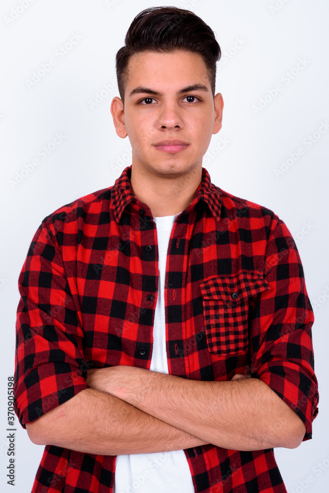 Portrait of young handsome multi ethnic hipster man Portrait of young handsome multi ethnic hipster man