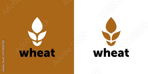 Agriculture wheat Logo Template vector icon design
