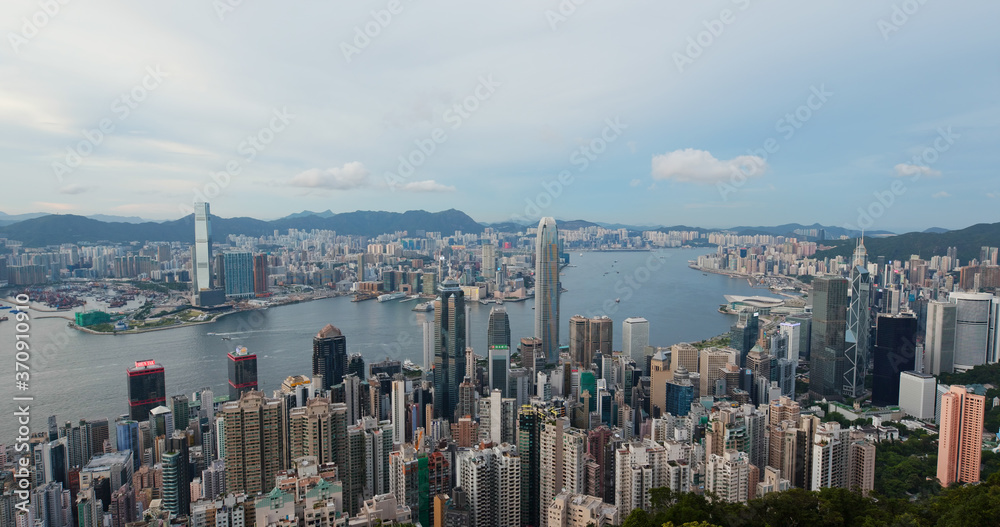 Fototapeta premium Hong Kong city