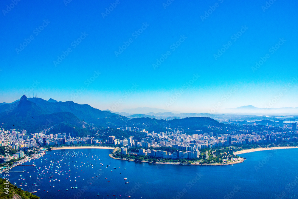 Obraz premium view of the city of rio de janeiro brazil