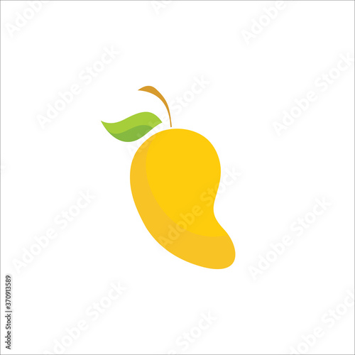 mango logo design icon silhouette	
