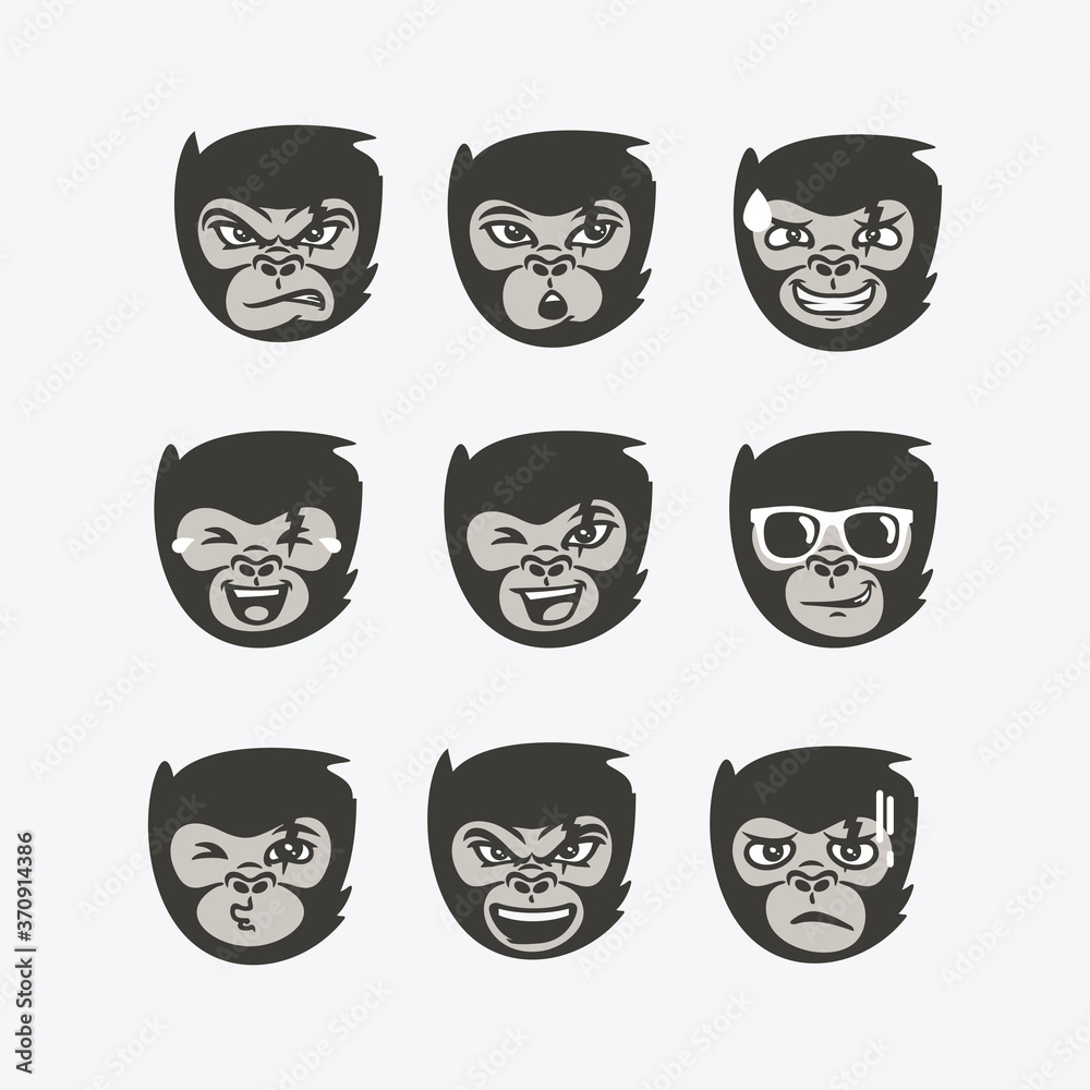 Funny monkey face expression Funny monkey face expression